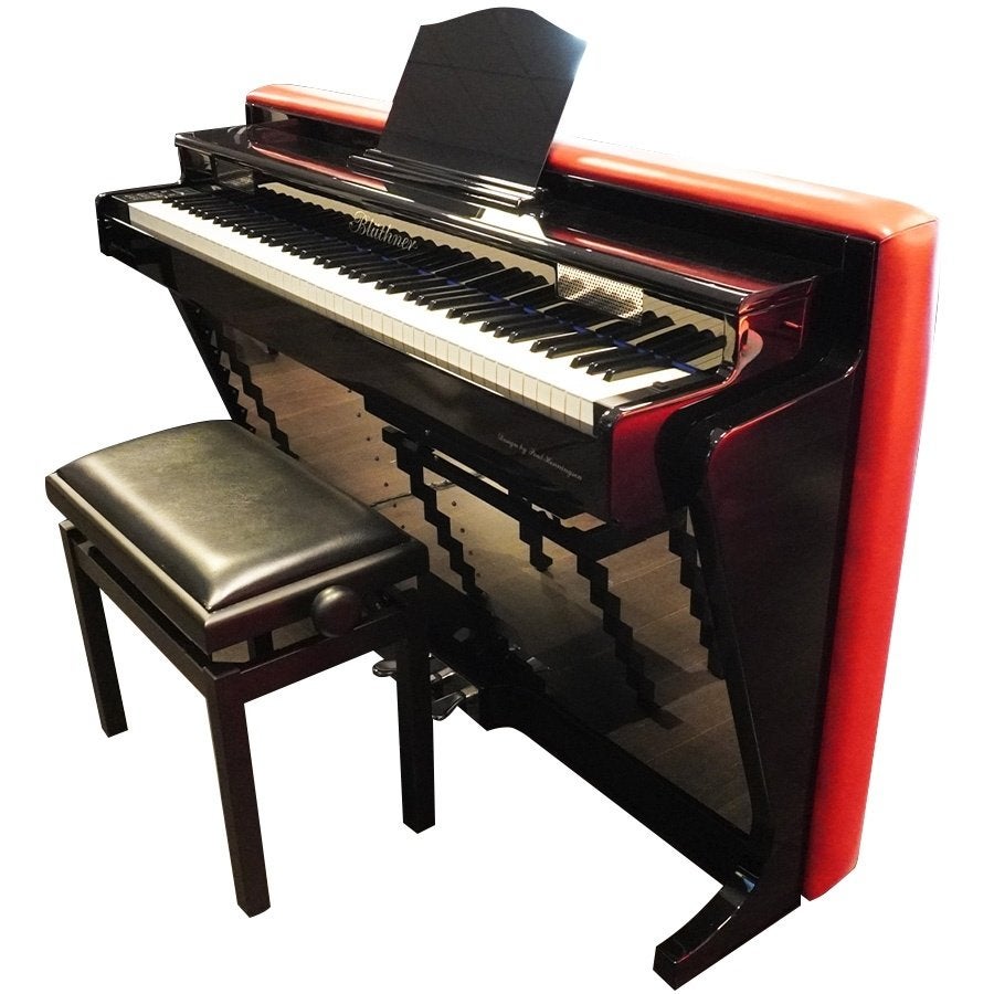 Blüthner Pianette designed by Poul Henningsen Piano, Gebruikt, Bluthner, Zwart, Ophalen of Verzenden
