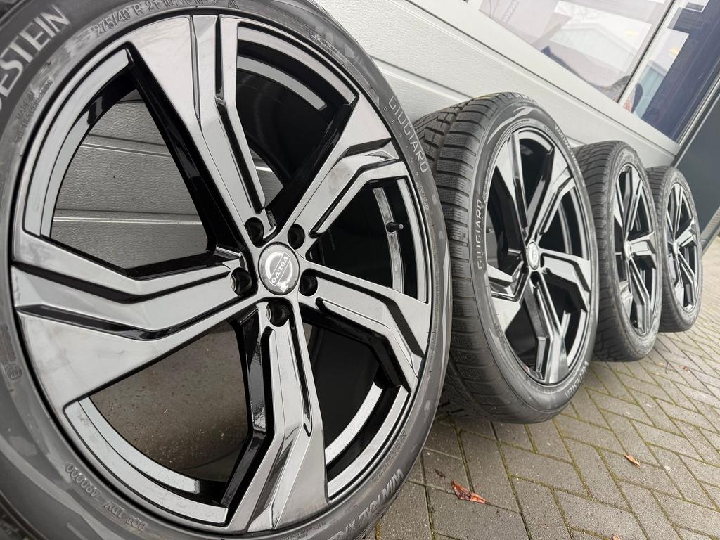 Set 21 inch Volvo XC90 XC60 EX90 PHEV R-line velgen banden, -, 275 mm, -, Banden en Velgen