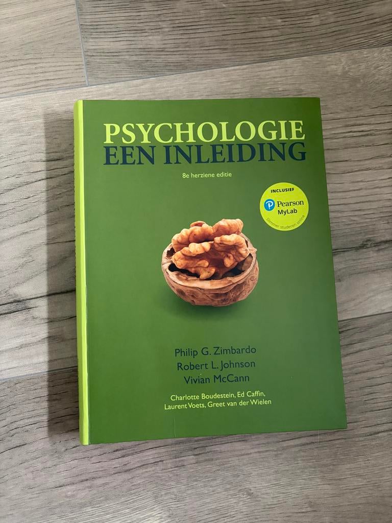 Psychologie een inleiding - 8e herziene editie, Boeken, Ophalen of Verzenden, Zo goed als nieuw, Overige onderwerpen