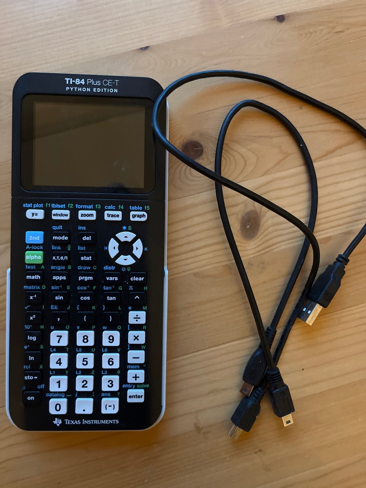TI-84 Plus CE-T python edition grafische rekenmachine, Ophalen of Verzenden, Grafische rekenmachine, Zo goed als nieuw