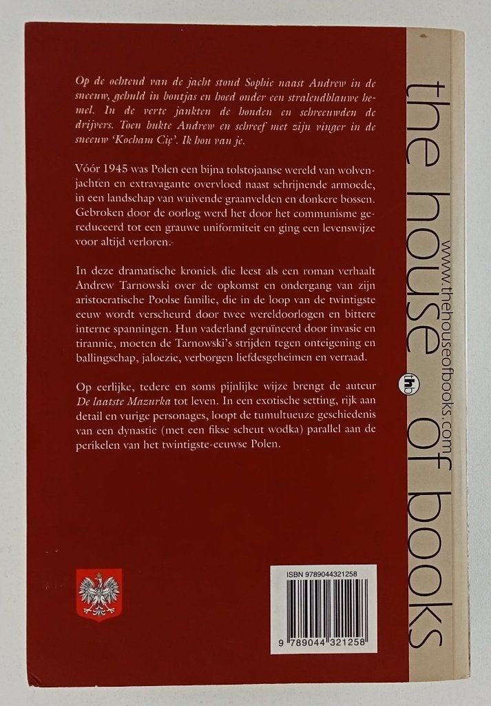 Tarnowski, Andrew - De laatste Mazurka, Ophalen of Verzenden, Gelezen