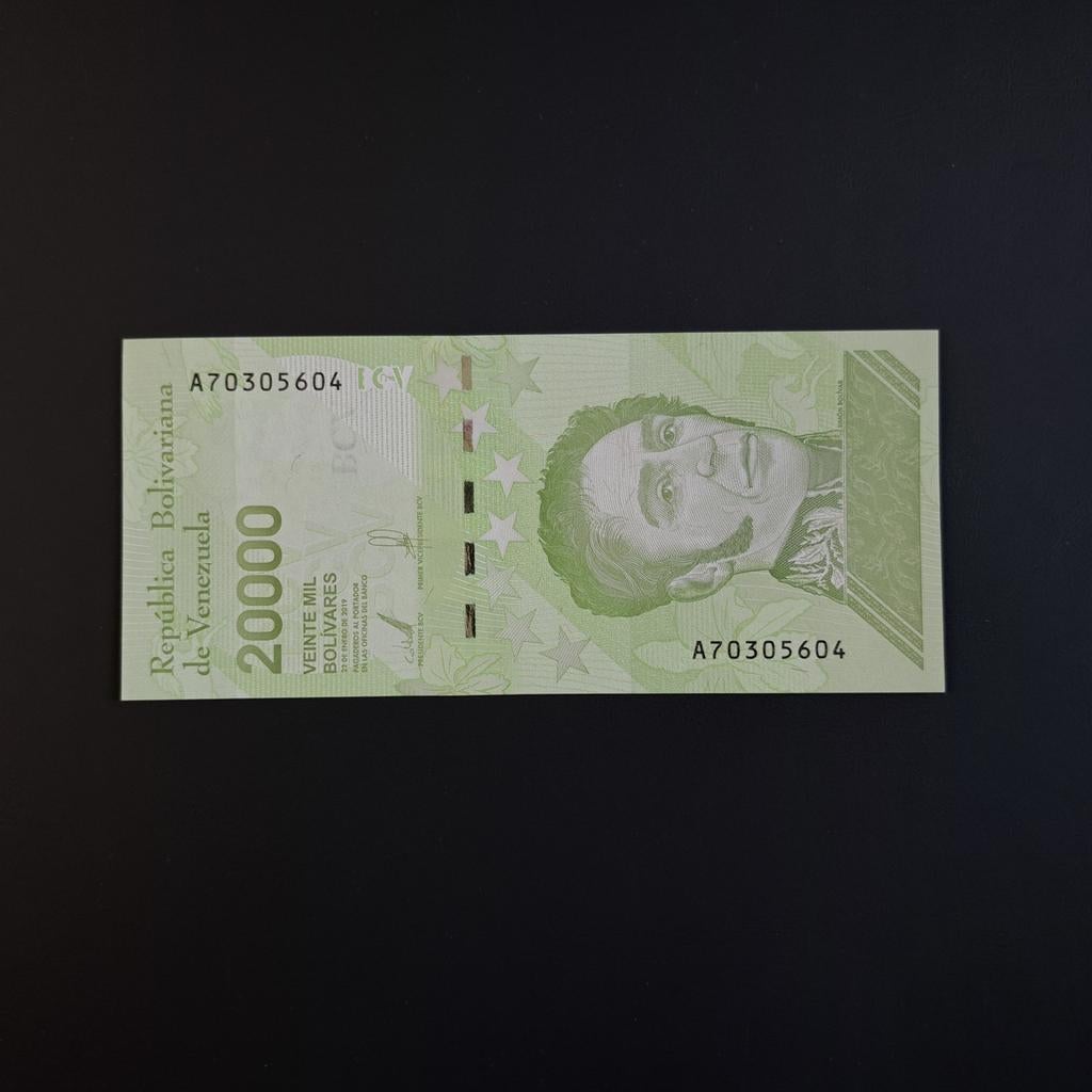 20000 bolivar Venezuela #034, Postzegels en Munten, Bankbiljetten | Amerika, Verzenden, Zuid-Amerika, Los biljet