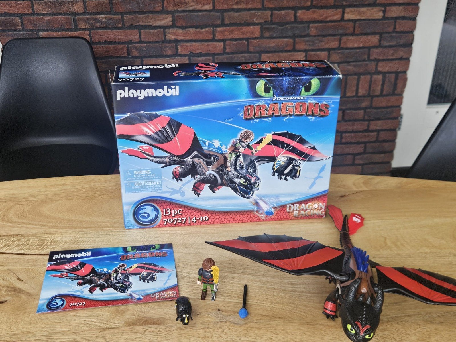 playmobil dragons, tandloos, Gebruikt, Complete set, Ophalen of Verzenden, Dragons