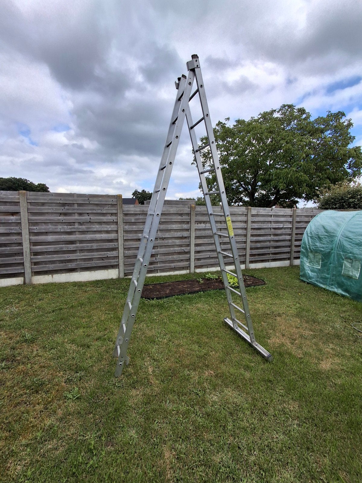 Aluminium ladder 6m, Ophalen, Gebruikt, 4 meter of meer