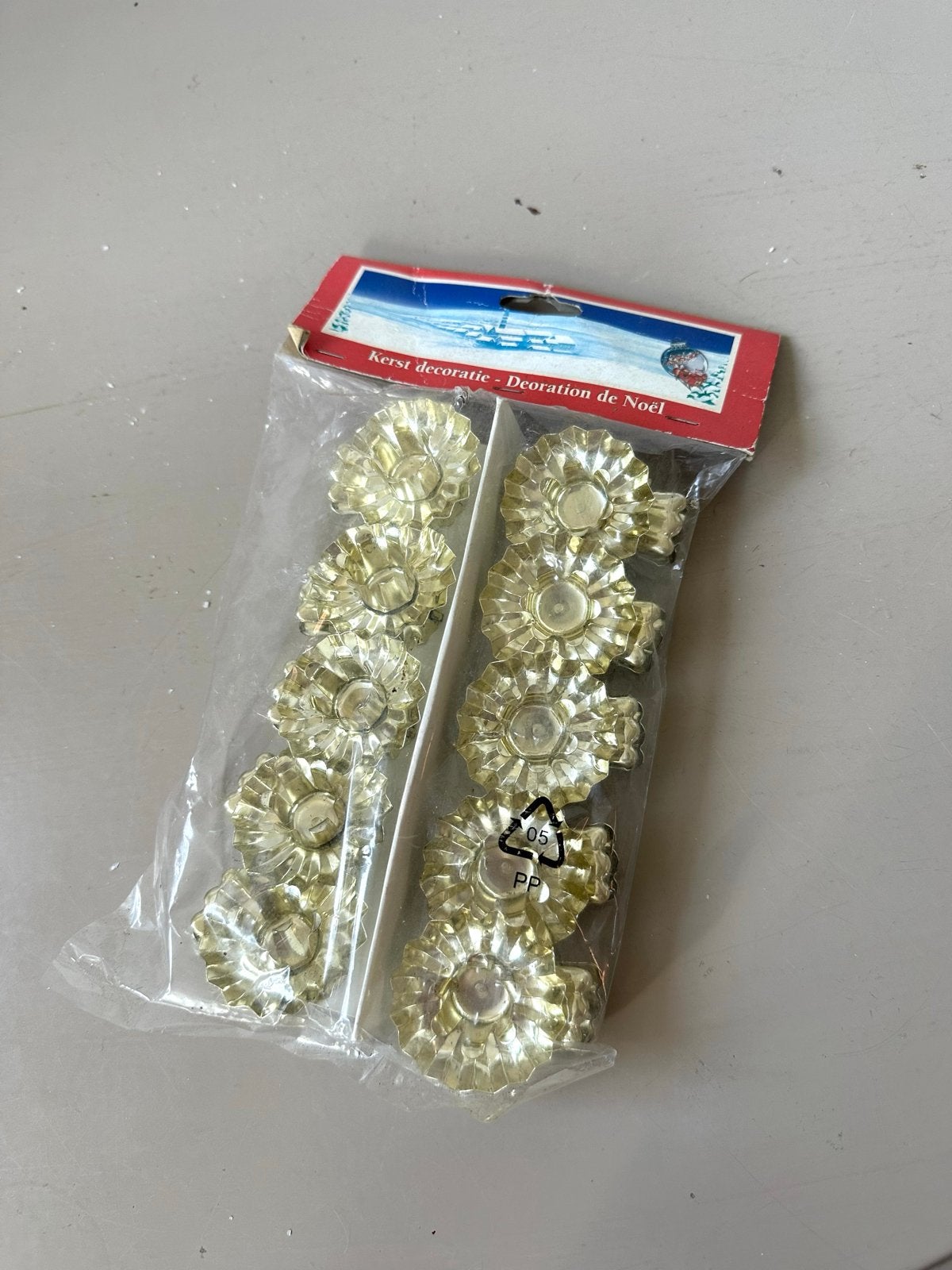 Vintage goudkleurige metalen kaarsen knijpers, Ophalen of Verzenden