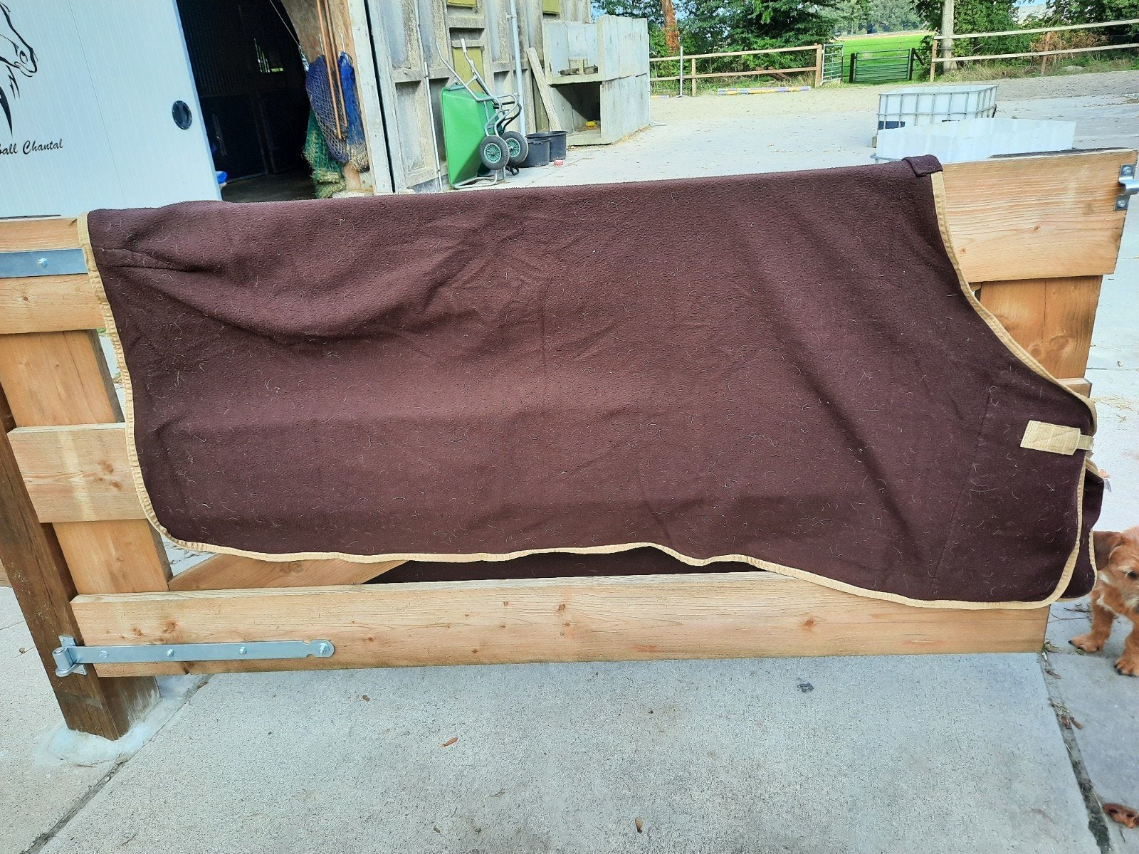 Zweetdeken, bruin, maat 185, Gebruikt, Overige merken, Cob (M), Zweetdeken
