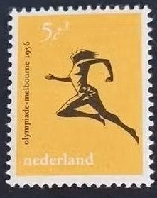 Nederland 1956 - nvph 676-680 -Olympische Spelen - 1 van 5, Postzegels en Munten, Postzegels | Nederland, Verzenden, Na 1940, Postfris
