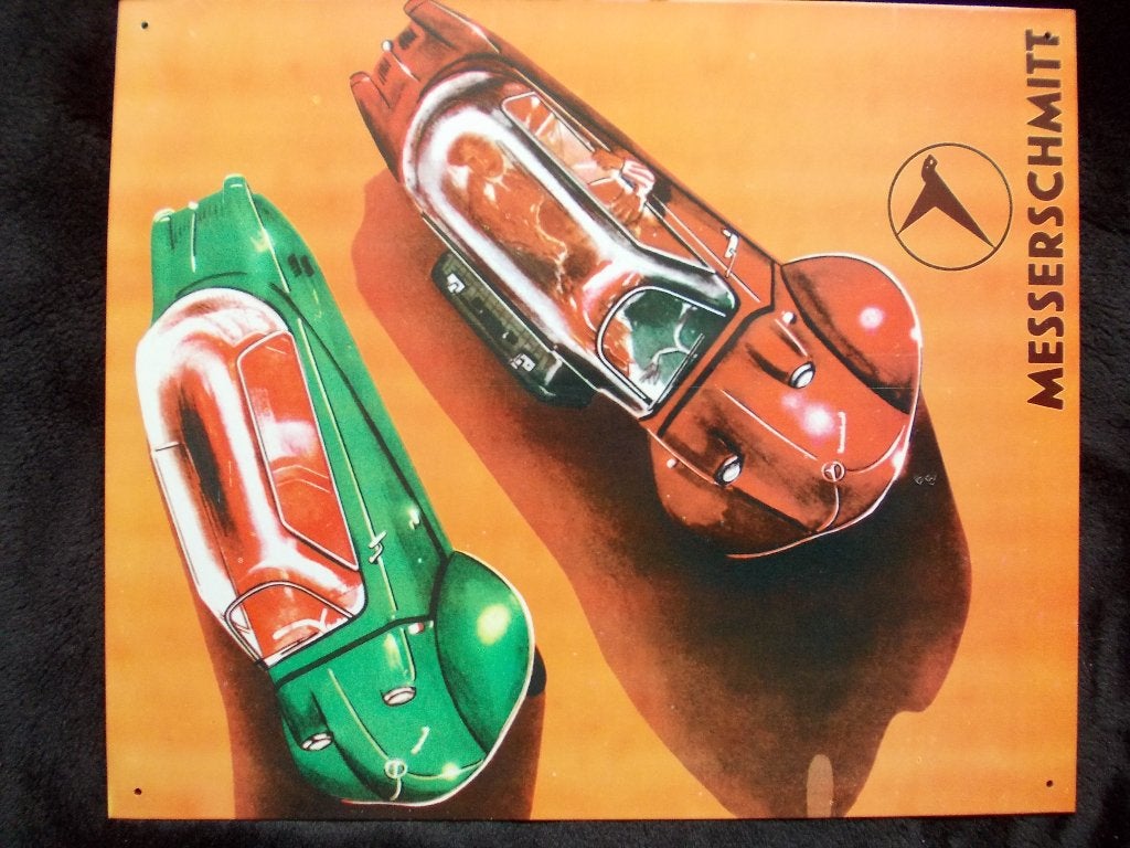Messerschmitt, Verzamelen, Ophalen of Verzenden, Nieuw, Reclamebord