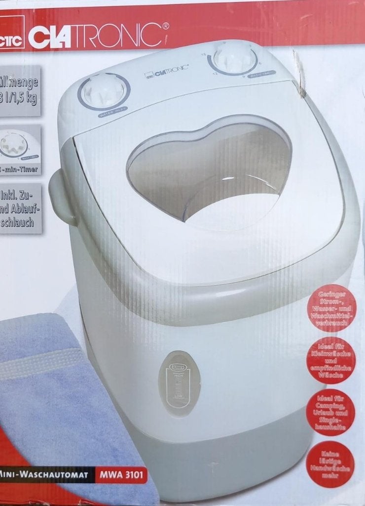 Mini wasmachine CLA tronic MWA3101, Ophalen, Nieuw