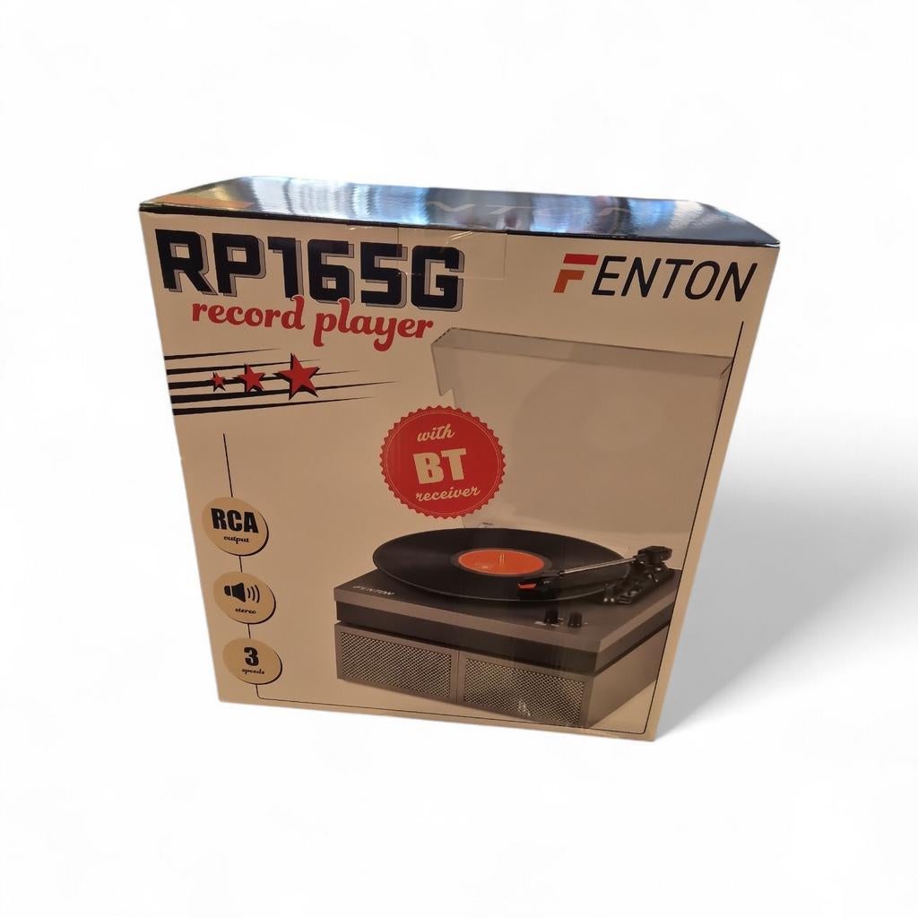 Fenton RP165G Platenspeler - Nieuw in doos, Audio, Tv en Foto, Platenspelers, Nieuw, Platenspeler, Overige merken, USB-aansluiting