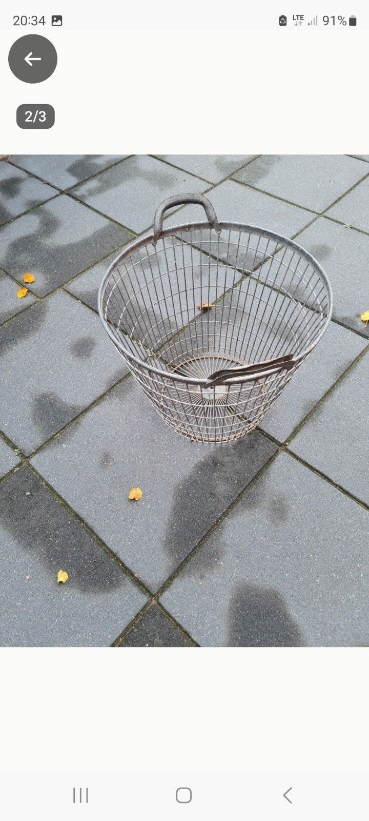 aardappelkorf,decoratie mand ,houtmand, Huis en Inrichting, Ophalen, Met handvatten, Overige typen, Rond