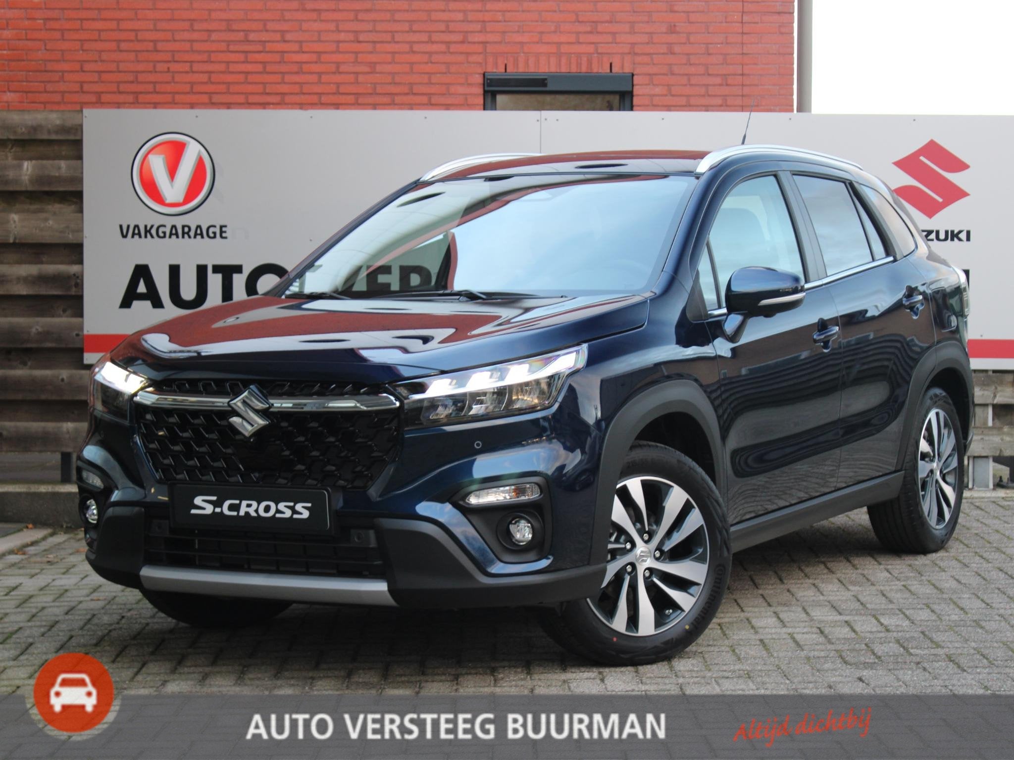 Suzuki S-Cross 1.4 Boosterjet Style Hybrid, Auto's, 12 maanden, Euro 6, 4 cilinders, Blauw