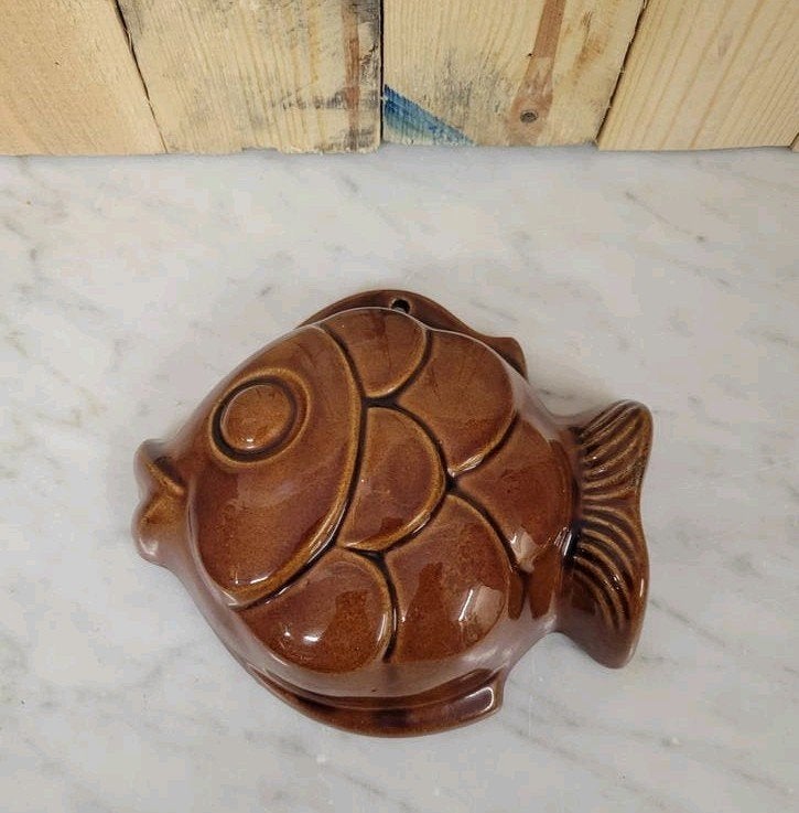 Vintage puddingvorm vis - West-Duitsland, Ophalen of Verzenden