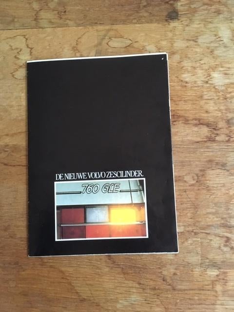 Autofolder/Brochure       Volvo   760  GLE      1982      NL, Ophalen of Verzenden, Zo goed als nieuw, Volvo