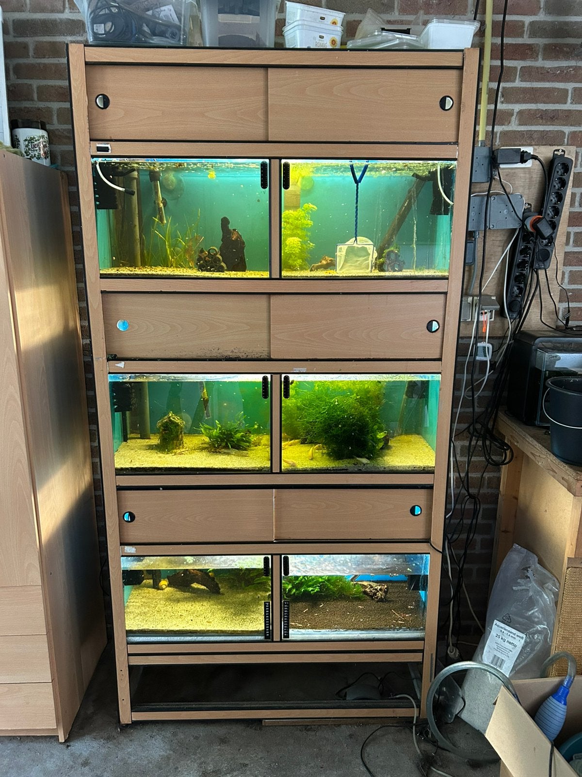 Aquarium stelling, Dieren en Toebehoren, Ophalen, Gebruikt