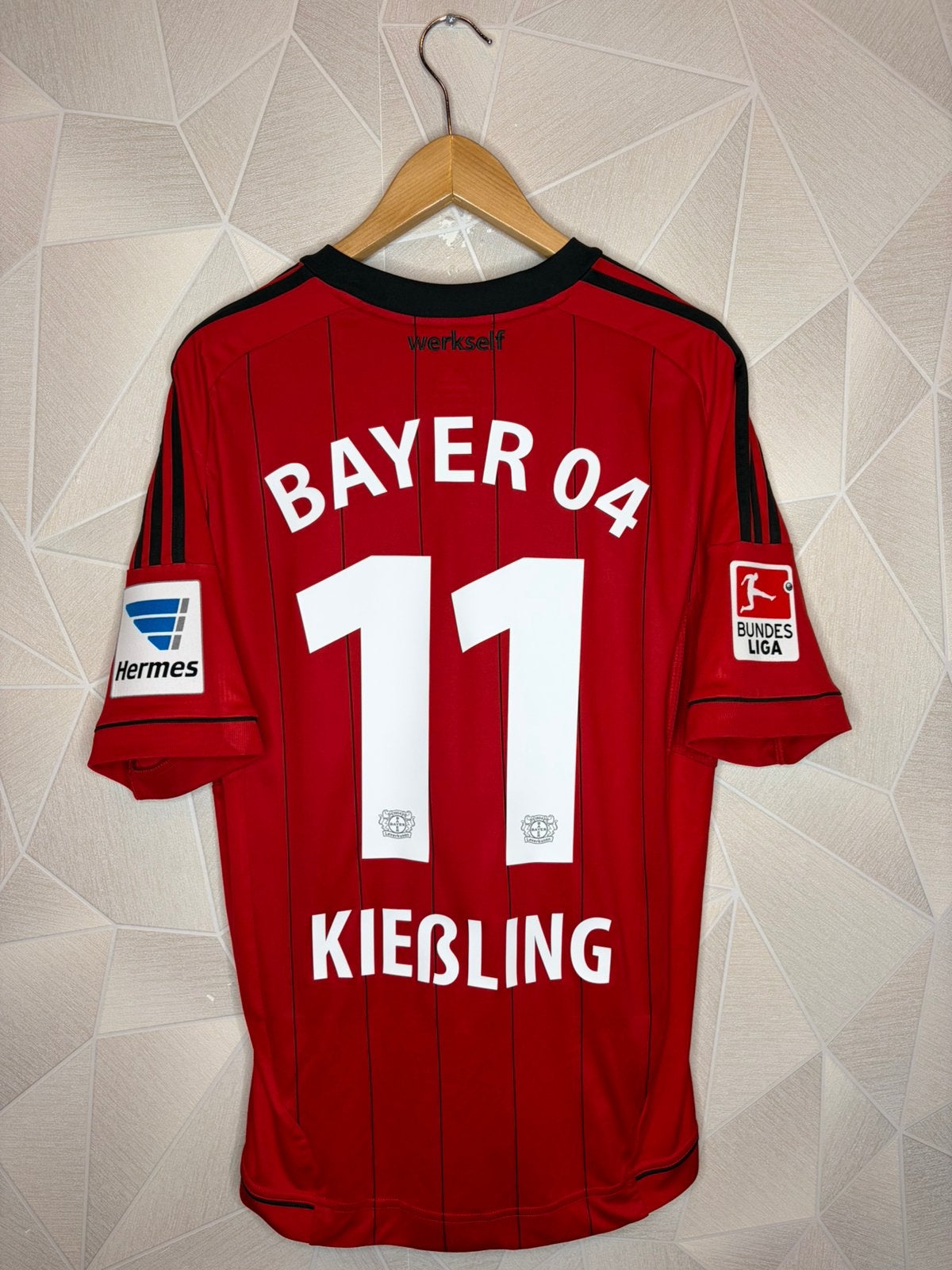 Bayer Leverkusen Thuis 2013/2014 Kiessling, Shirt, ., Maat L, Ophalen of Verzenden