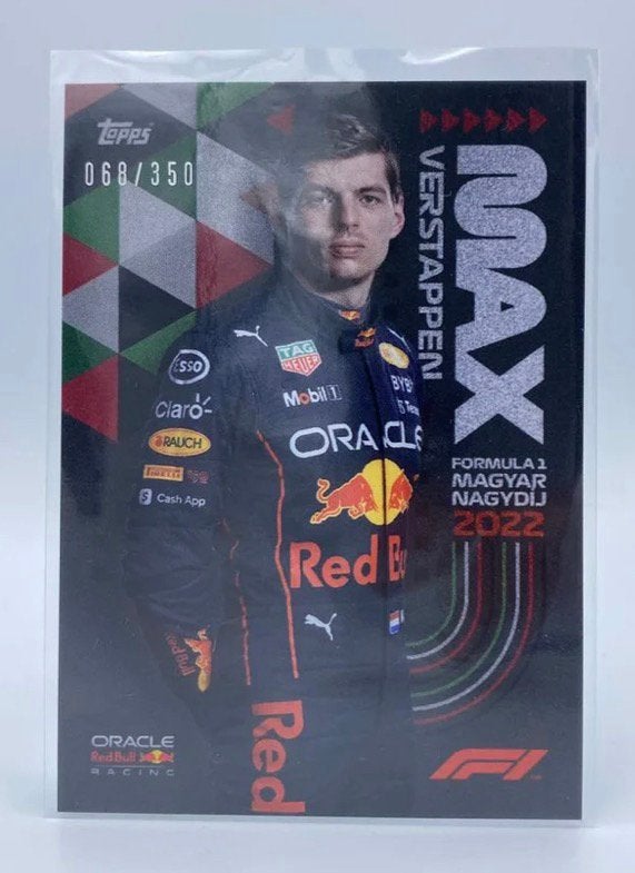 Topps hungaroring max verstappen l.e. 068/350, Verzamelen, Ophalen of Verzenden, Zo goed als nieuw, Formule 1