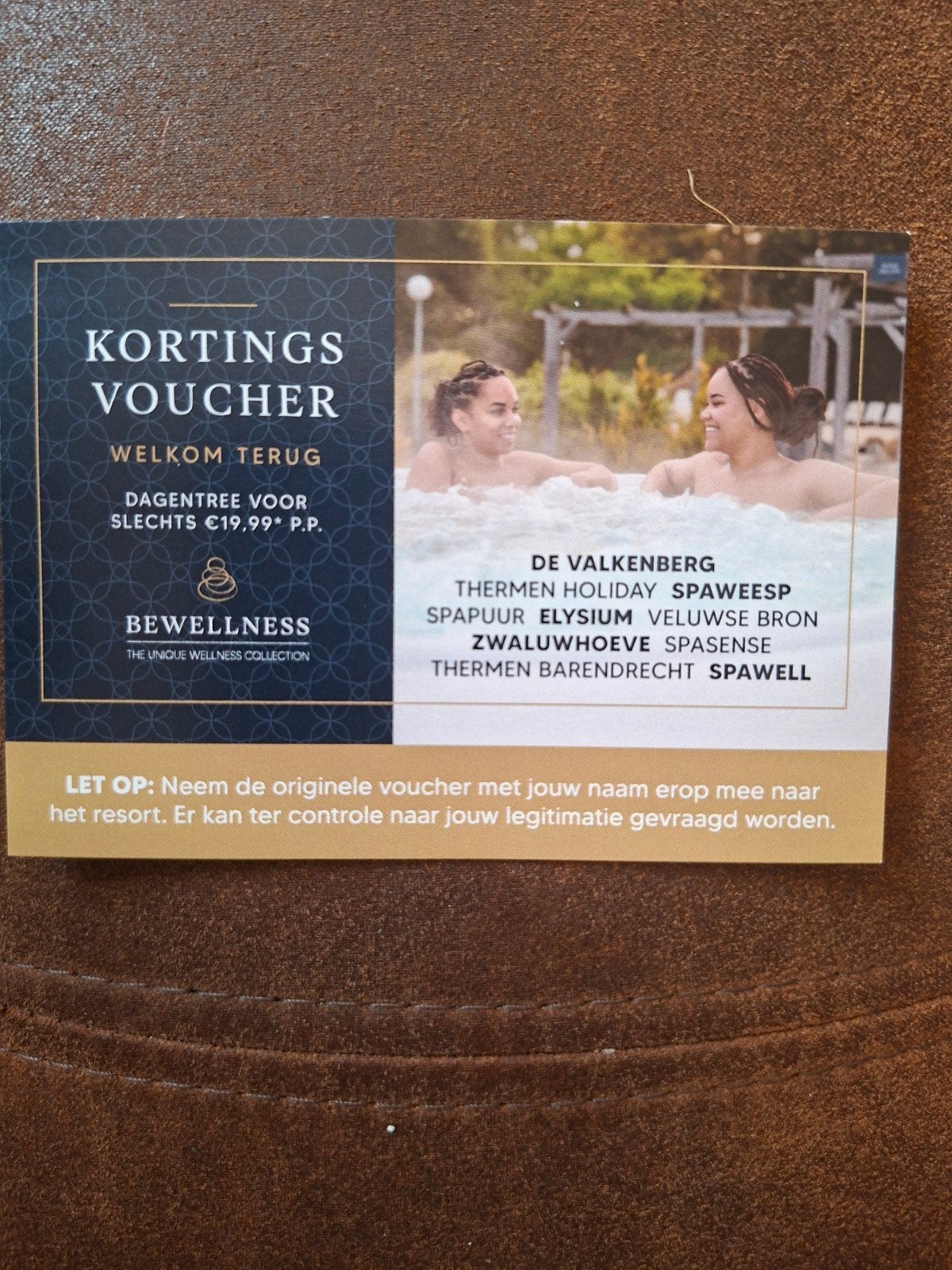 Kortings voucher sauna voor 2 personen, Eén persoon, Kortingsbon, Spa of Sauna