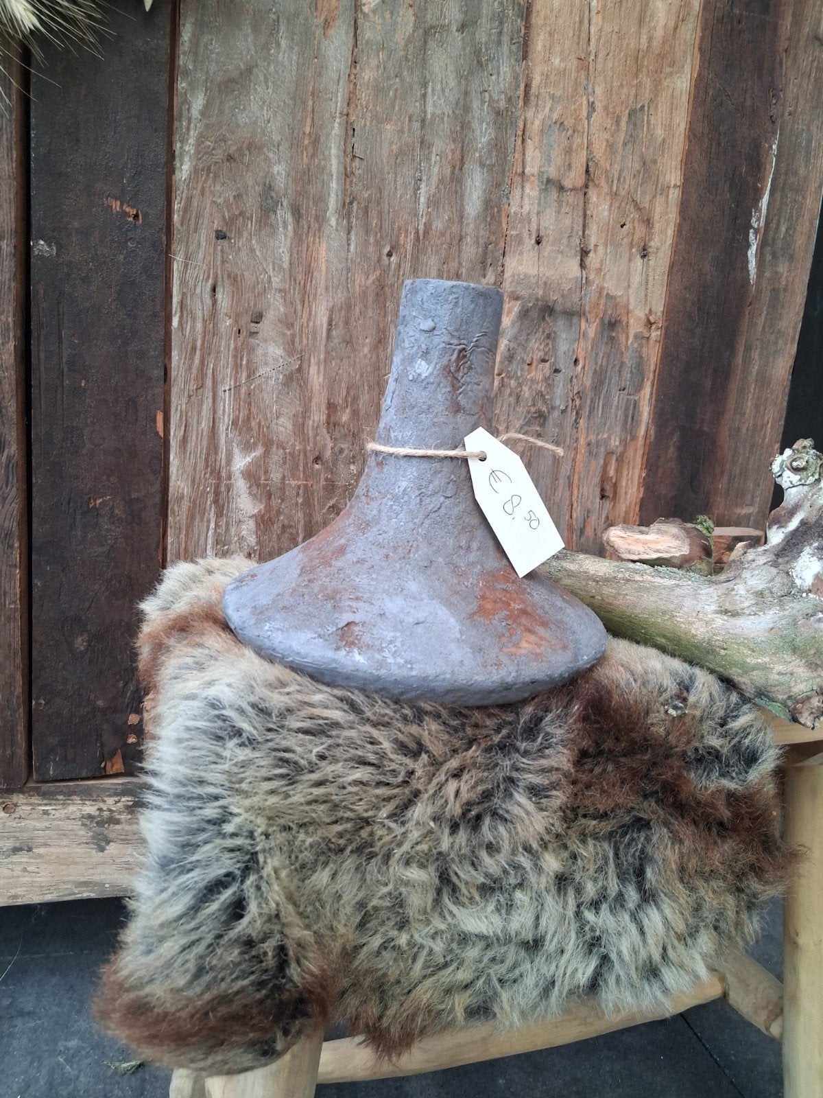 Decoratieve vaas in rustieke stijl, Ophalen of Verzenden