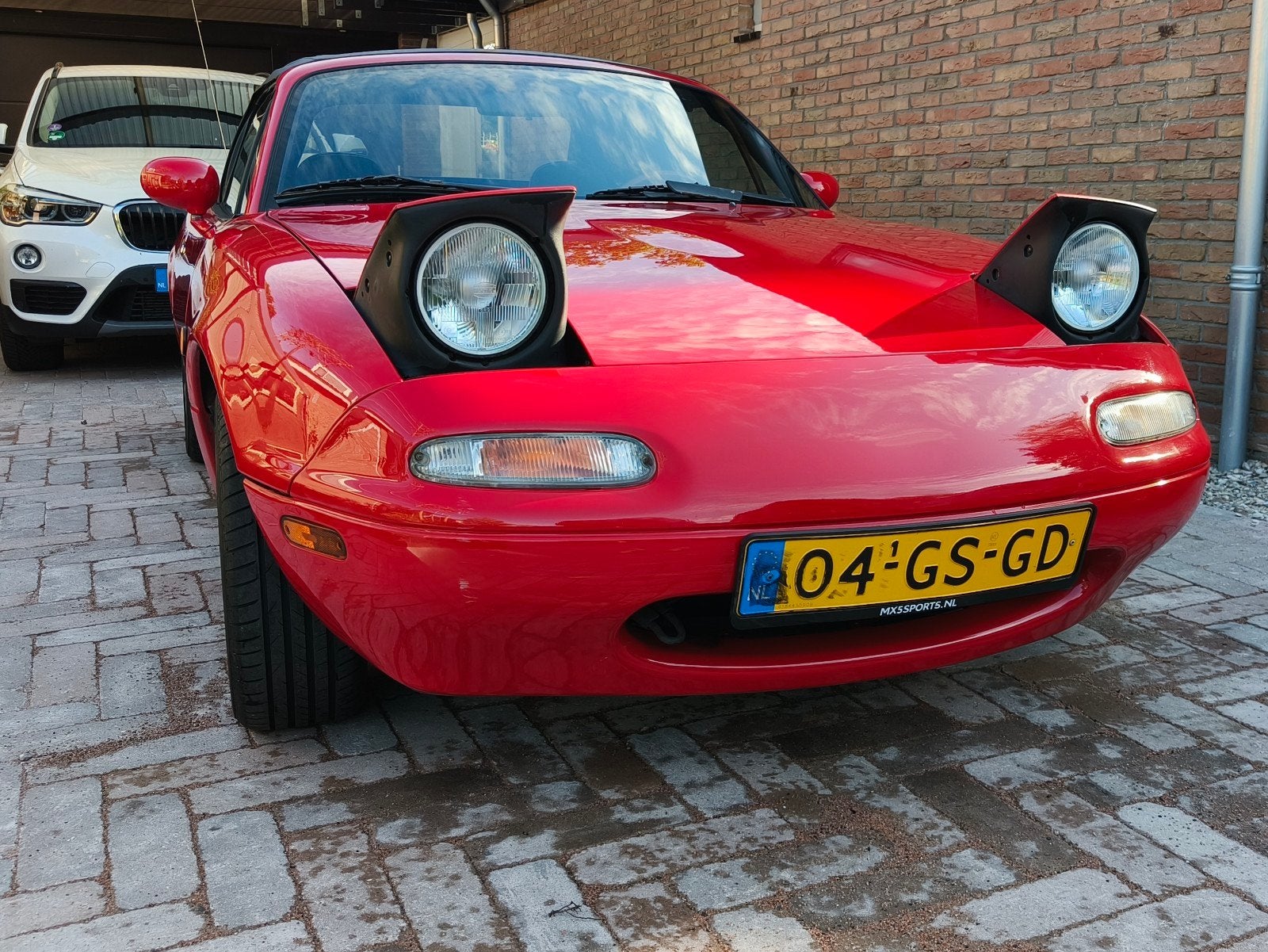 Mazda MX-5 1.6 U9 1991 Rood, Auto's, Achterwielaandrijving, 4 cilinders, Cabriolet, 116 pk