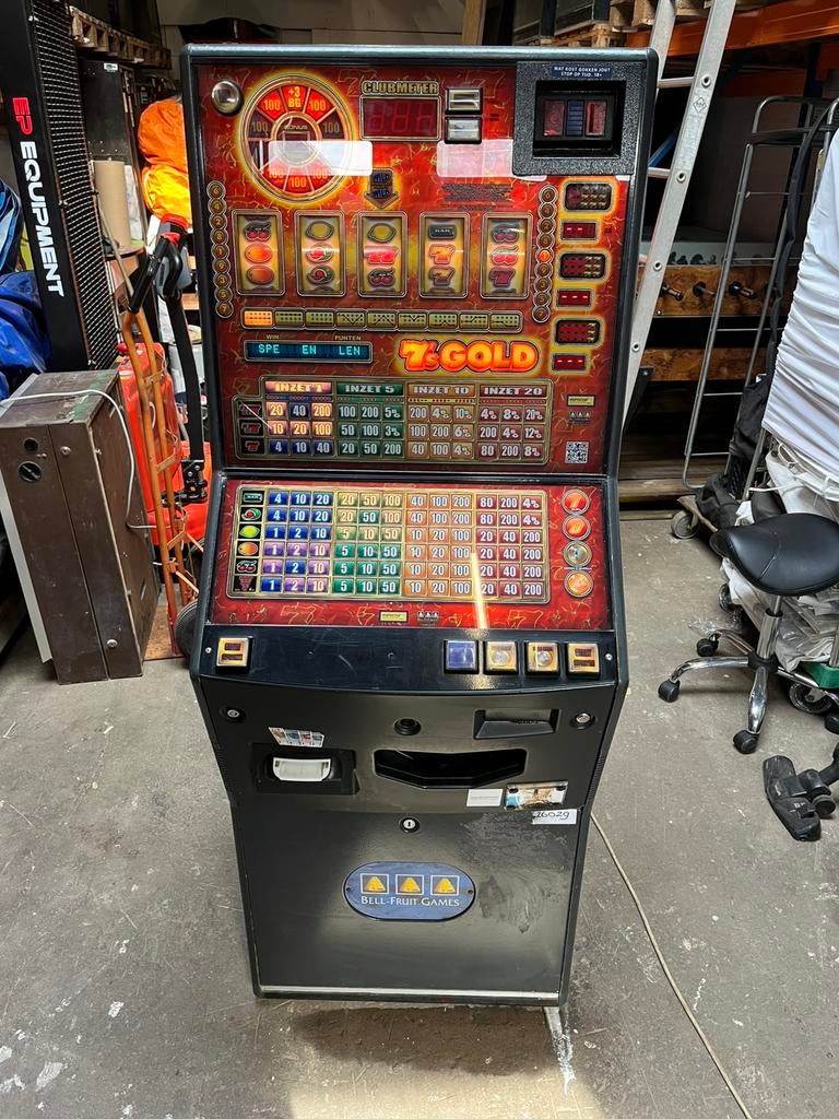 Te koop 7’s Gold  Biljet inname, Met sleutels, Gebruikt, Eismaspeelautomaten, Grote dijlakker 34
