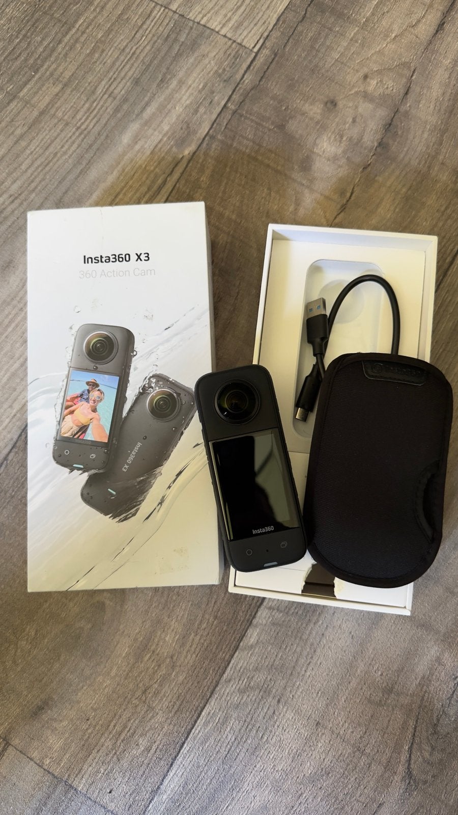 Insta360 x3 Zwart, Ophalen of Verzenden, Zo goed als nieuw, Overige merken