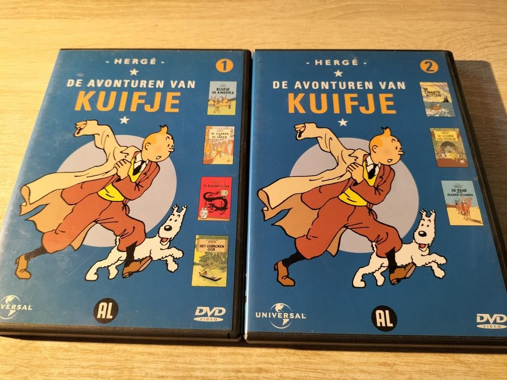 De avonturen van Kuifje 7 dvd set, Cd's en Dvd's, Ophalen of Verzenden