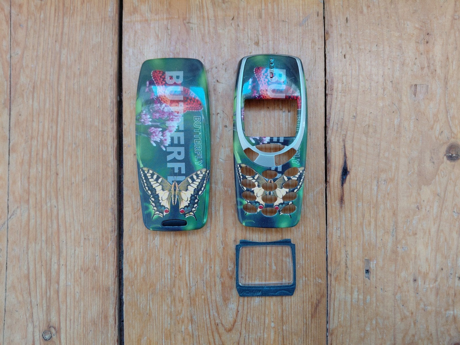 Nokia 3310 cover case telefoonhoesje hoesje 2005 vlinders, Ophalen of Verzenden, Nieuw, Telefoonhanger of Accessoire, Nokia