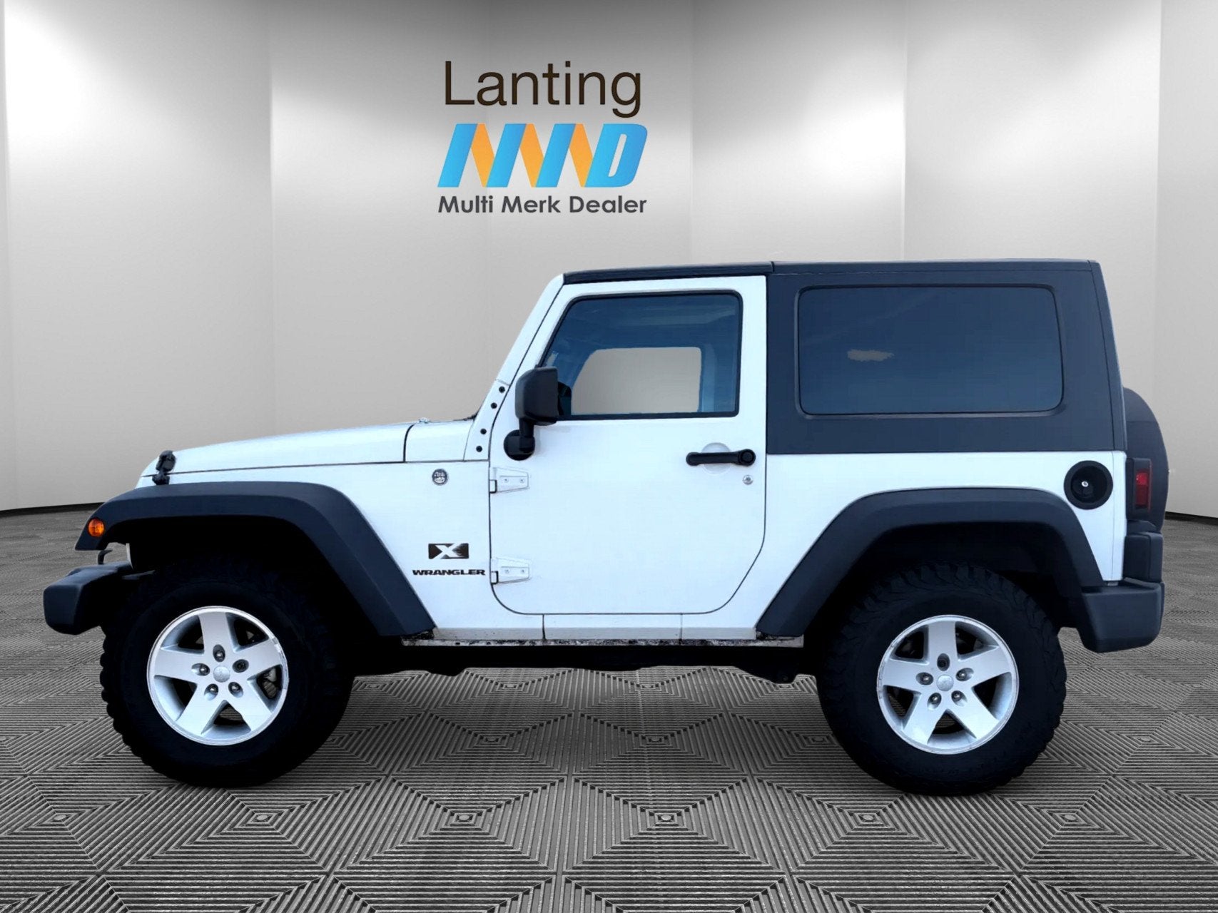 Jeep Wrangler 3.8 Sport 4X4 afneembare hardtop, Stof, Gebruikt, Zwart, Wit
