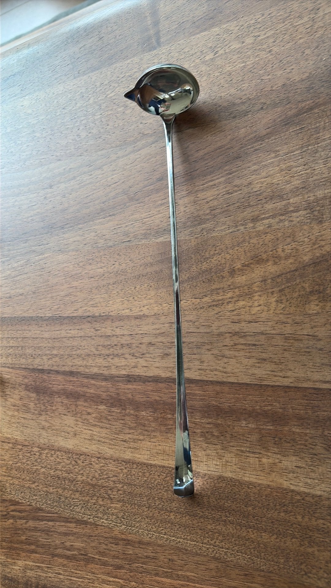 Verzilverde bowllepel Wellner 90, Antiek en Kunst, Ophalen of Verzenden, Zilver