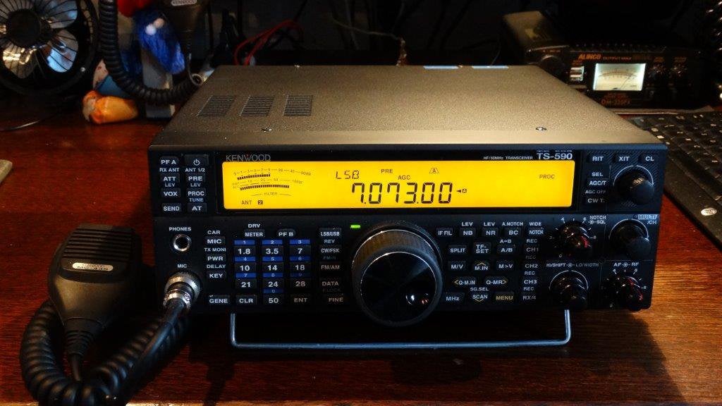 Te koop Kenwood TS 590 SG met evt MFJ Antenne tuner, Telecommunicatie, Ophalen of Verzenden, Zo goed als nieuw