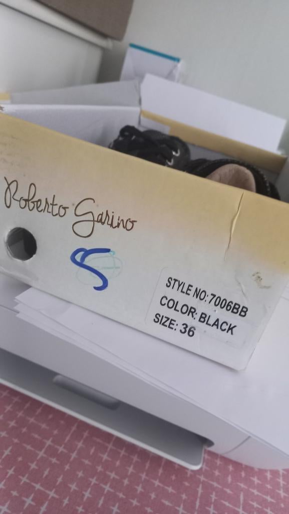 Roberto Garino Zwarte Sneakers Maat 36, Verzenden, Zwart, Nieuw, Sneakers of Gympen