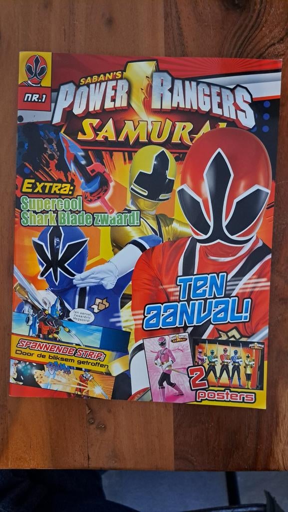 Power Rangers Samurai stripboek nr. 1, Ophalen of Verzenden