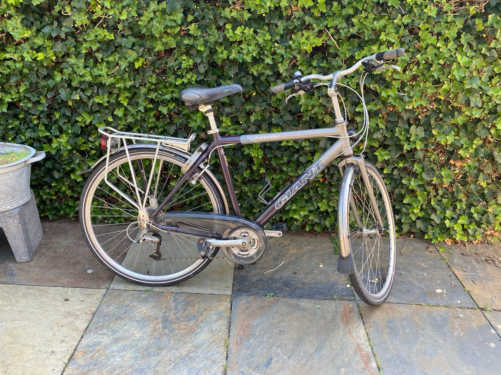 Giant Freerider stadsfiets - Maat L - Met versnellingen, Ophalen, Gebruikt, Velgrem, Minder dan 10 versnellingen