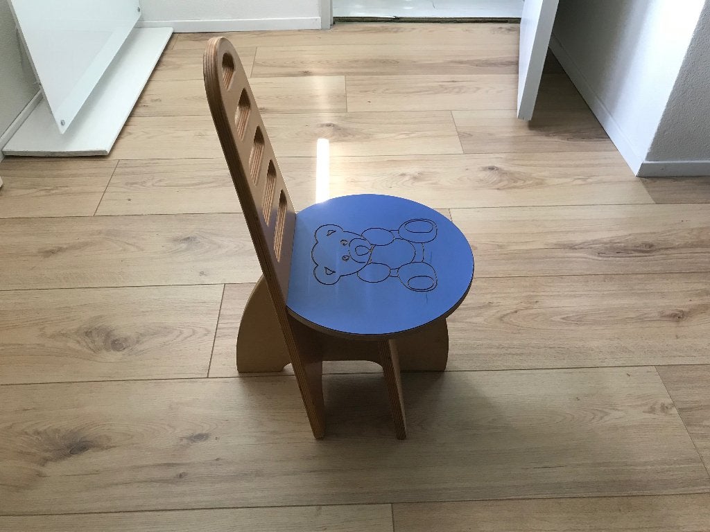 Houten kinderstoel, Kinderen en Baby's, Kinderstoelen, Ophalen, Zo goed als nieuw, Overige typen