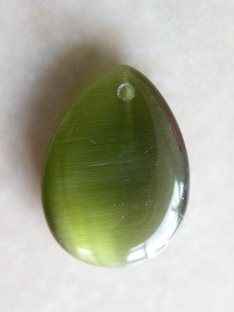 Kettinghanger, groen., Ophalen of Verzenden, Zo goed als nieuw, Groen, Steen of Mineraal