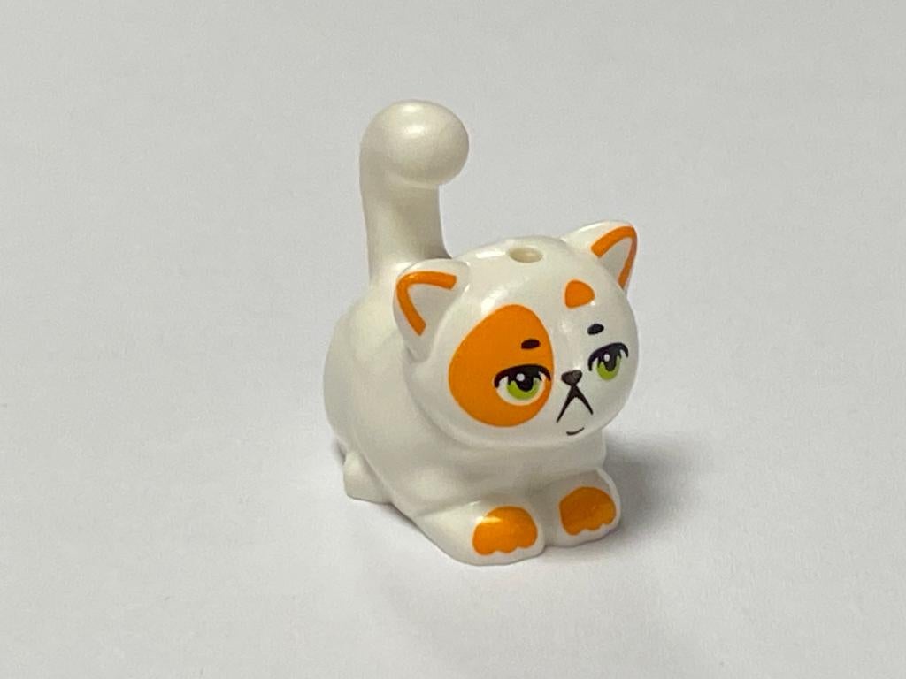 Nieuwe Lego grote witte kat /cat zittend, Overige thema's, Lego, Overige typen, Nieuw