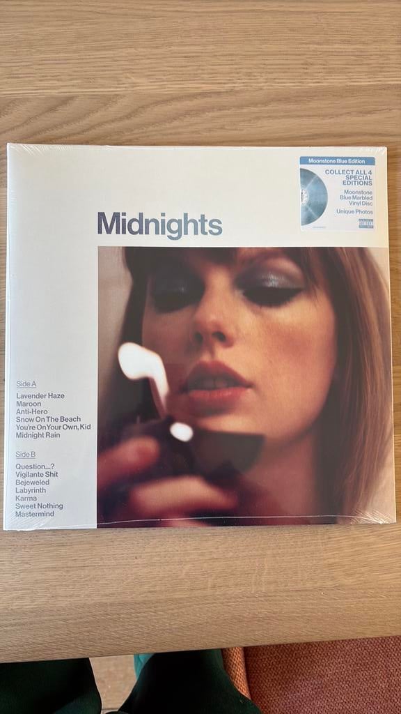 Taylor Swift - Midnights moonstone blue edition lp, Ophalen of Verzenden, Nieuw in verpakking, 12 inch