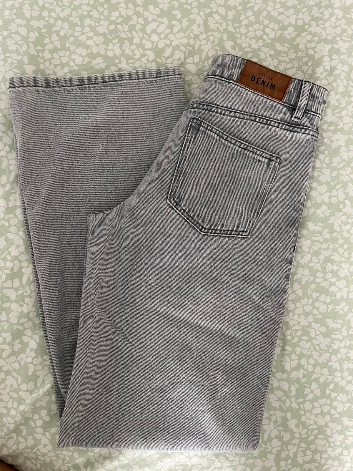 Sezane jeans Le Wide Leg 38, Ophalen of Verzenden, Zo goed als nieuw, Grijs, W30 - W32 (confectie 38/40)