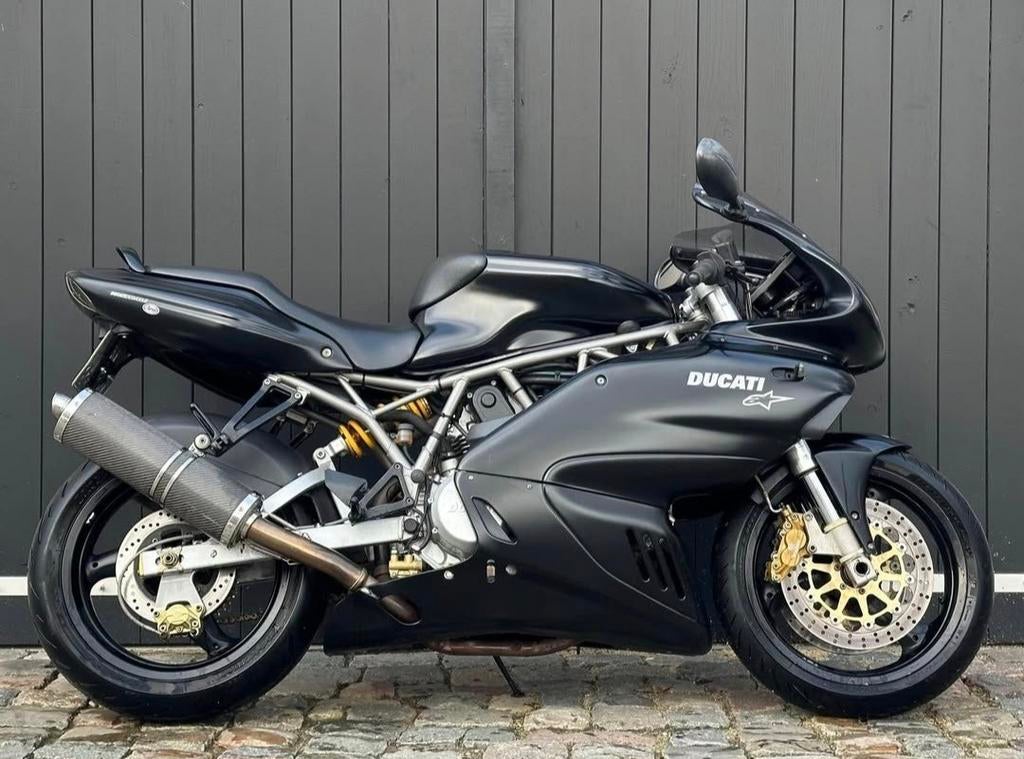 Ducati 750 SuperSport uit 2002 - Krachtige V-twin, 2 cilinders, Sportuitlaat, Super Sport, Meer dan 35 kW