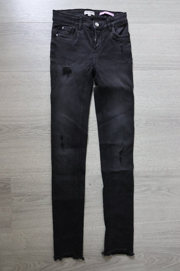 IZGS Coolcat skinny spijkerbroek Indy supersof 146 152 zwart, Meisje, Coolcat, Zo goed als nieuw, Ophalen