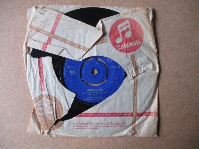 s0294 johnny en johnny - zonder liefde, Ophalen, Gebruikt, 7 inch, Overige genres