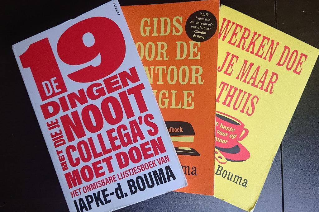 Japke-D Bouma 3 boeken voor 10,-, Ophalen of Verzenden, Japke-d. Bouma, Anekdotes en Observaties