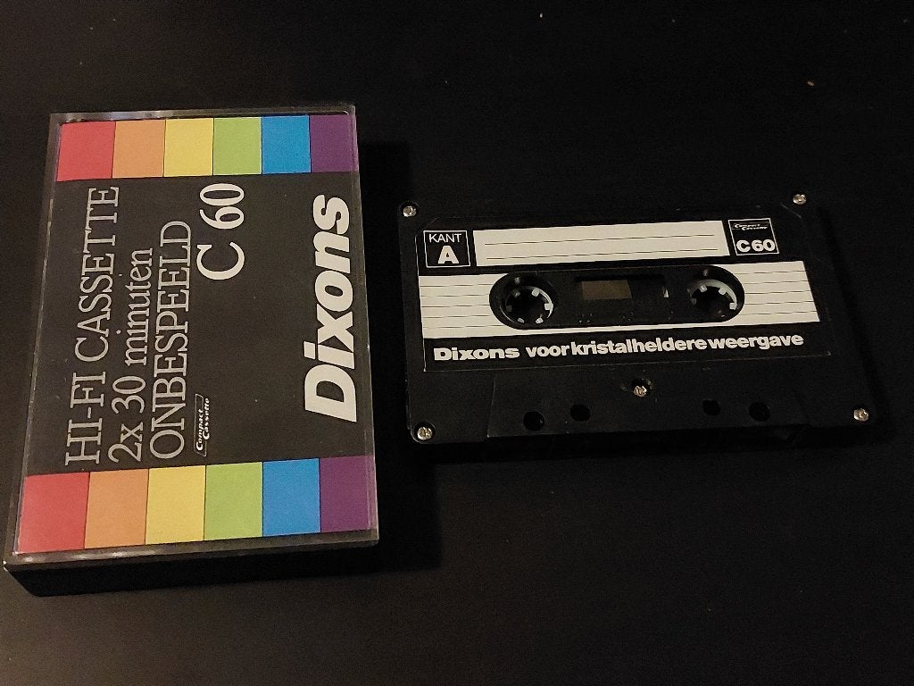 DIXONS C60 CASSETTEBANDJE, Overige genres, 1 bandje, Ophalen of Verzenden, Zo goed als nieuw