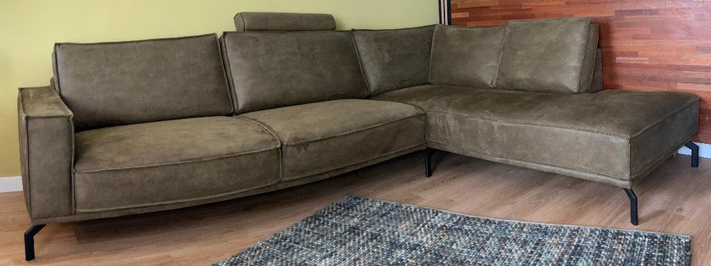 Hoekbank Alburg 3-zits, Ophalen, Driepersoons, 75 tot 100 cm, Zo goed als nieuw