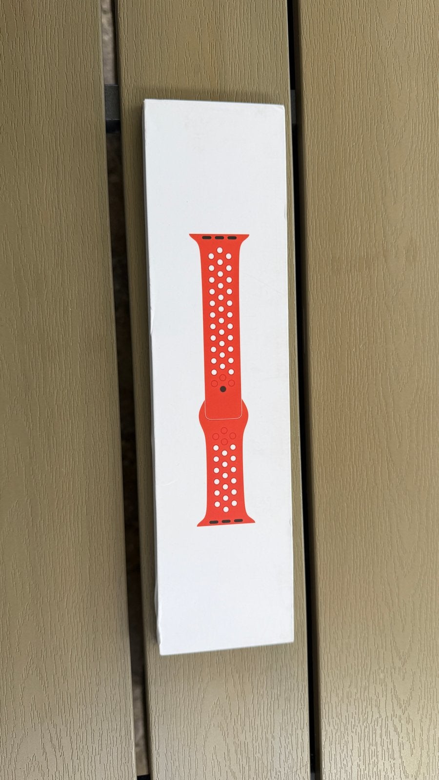 Origineel Apple Watch Nike Sport Band (41/42mm) Rood, Ophalen, Nieuw, Rood, IOS