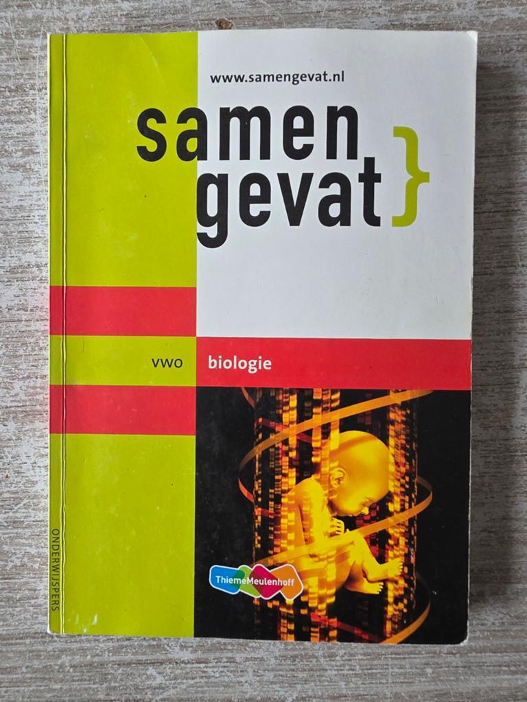 Samengevat Biologie VWO - Thiememeulenhoff, Ophalen of Verzenden, Gelezen, VWO, Biologie