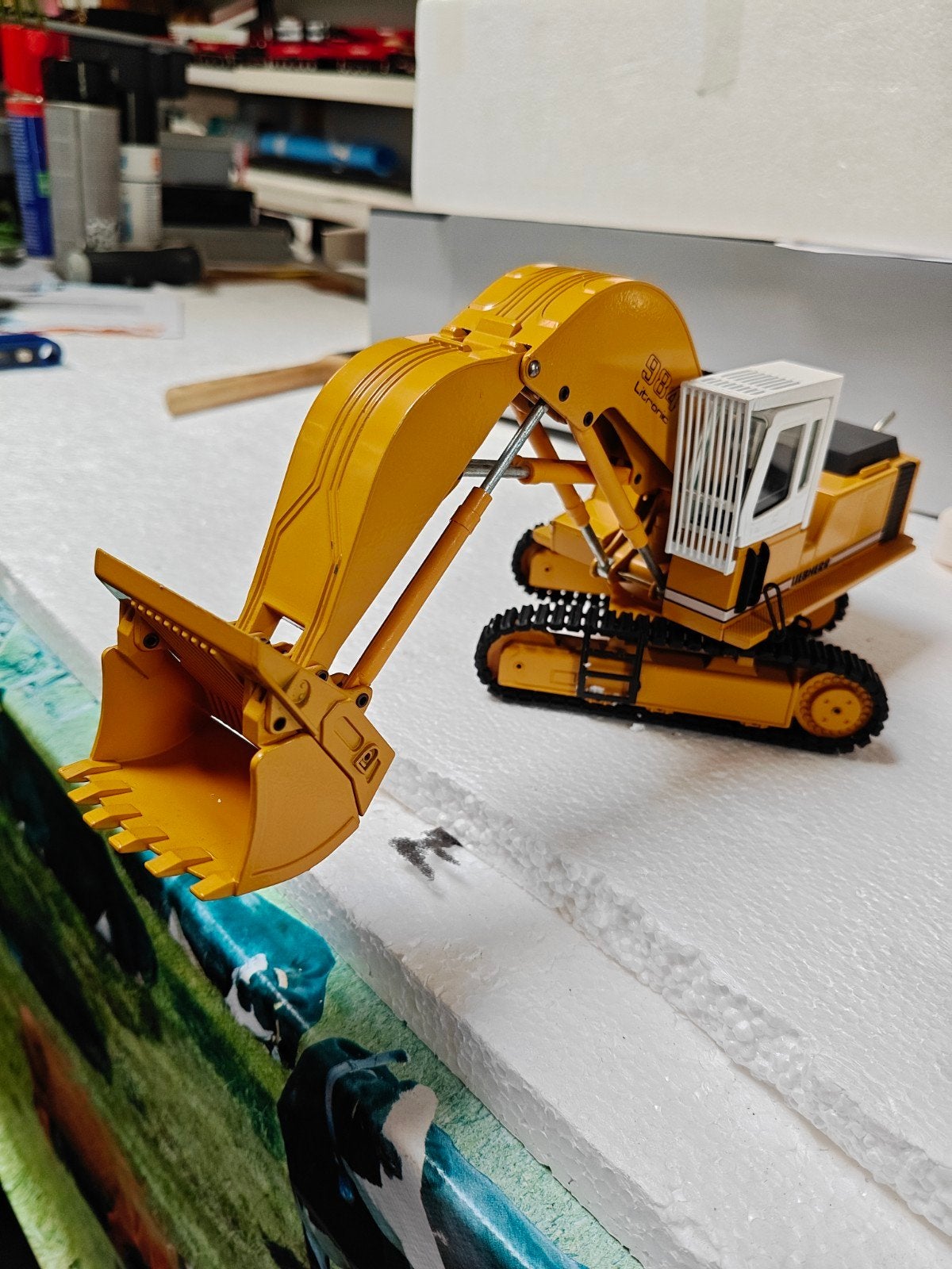 Liebherr 984 litronic hoog lepel kraan p, Ophalen of Verzenden, Zo goed als nieuw