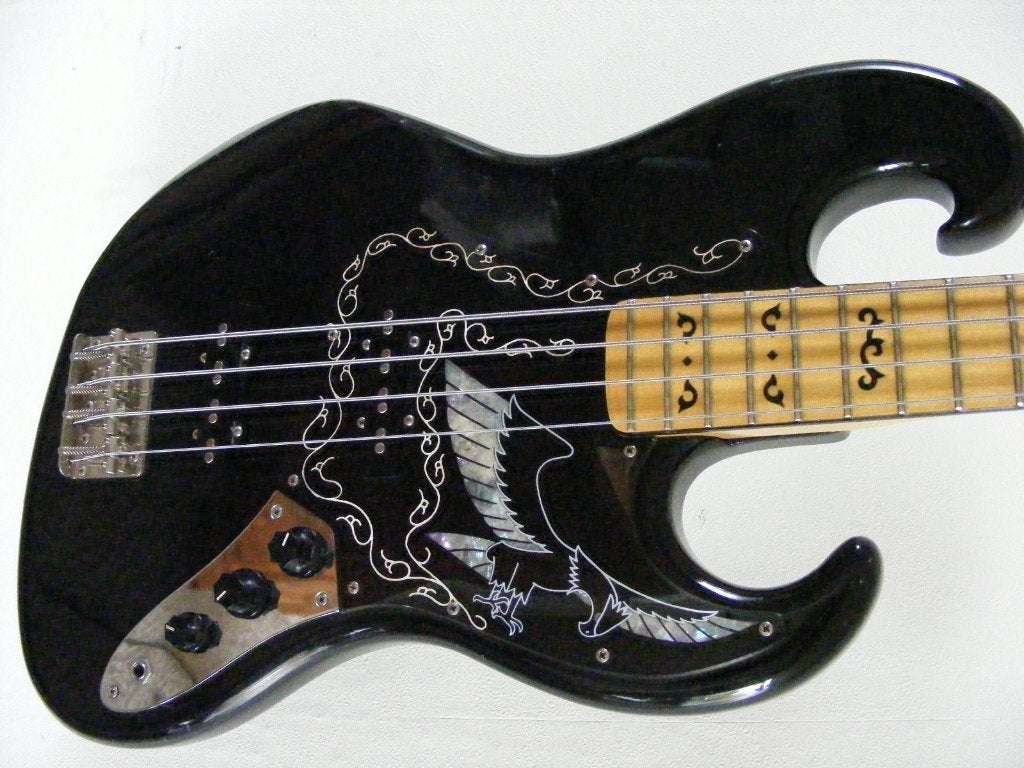 Bass VINTAGE IBANEZ BLACK EAGLE JASS BASS, Ophalen of Verzenden, Gebruikt, Elektrisch