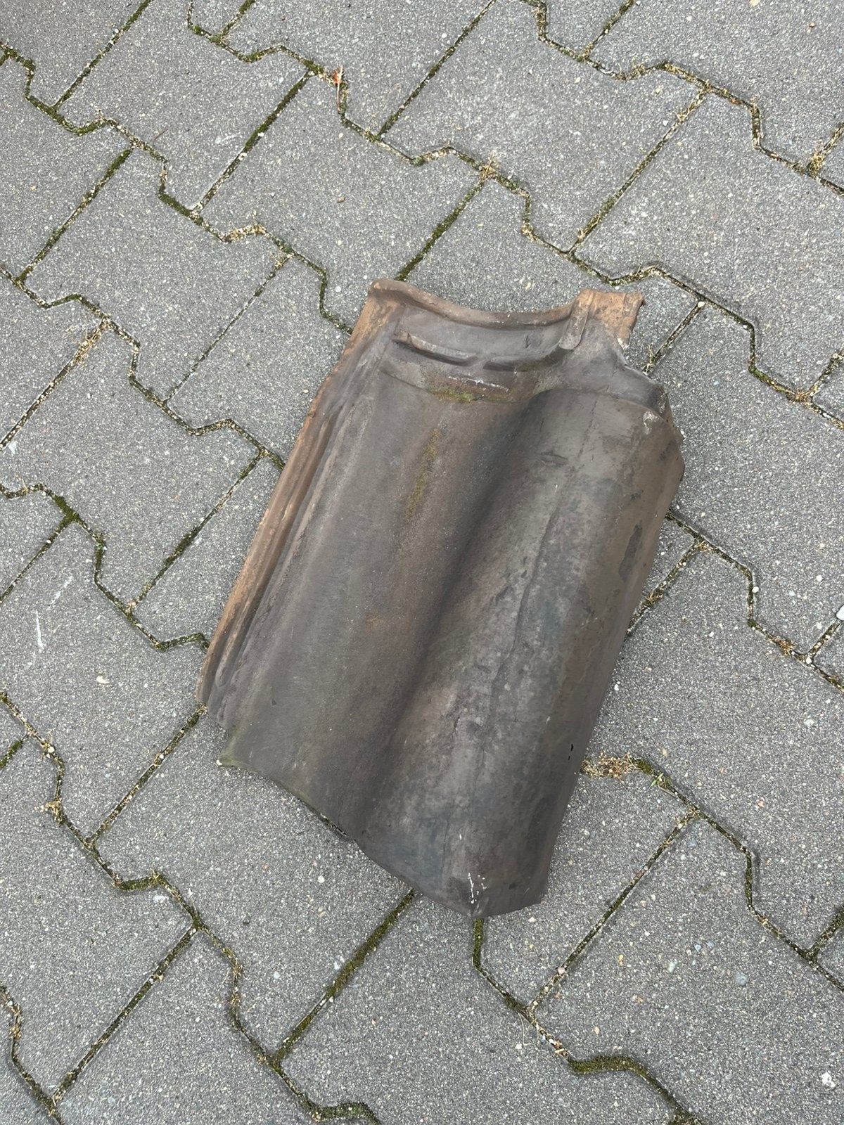 OVH dakpannen met hulpstukken, Doe-het-zelf en Verbouw, Dakpannen en Dakbedekking, Ophalen, Steen of Klei, Zo goed als nieuw, 15 m² of meer